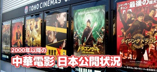 2000年以降の中華電影の日本公開状況一覧