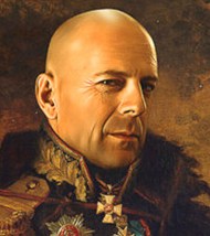 ブルース・ウィリス／Bruce Willis-ロシア将軍風画像