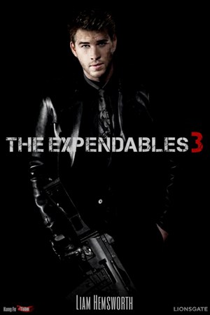 『エクスペンダブルズ3/The Expendables3』管理人自作画像　リアム・ヘイズワース/Liam_Hemsworth