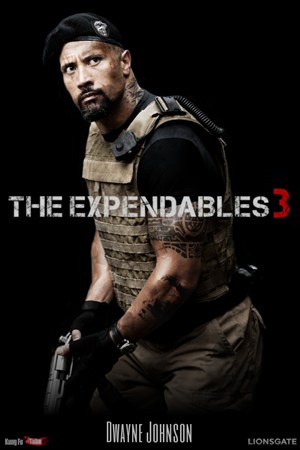 『エクスペンダブルズ3/The Expendables3』管理人自作画像　ドウェイン・ジョンソン/Dwayne_Johnson