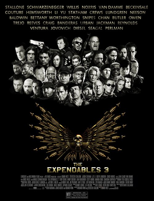 『エクスペンダブルズ3/The Expendables 3』ファンメイドポスター　1