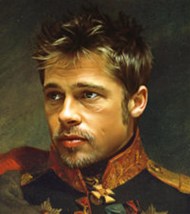 ブラッド・ピット／Brad Pitt-ロシア将軍風画像