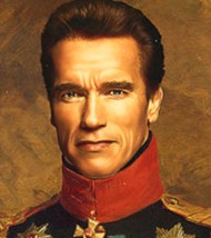 アーノルド・シュワルツェネッガー／Arnold Schwarzenegger-ロシア将軍風画像