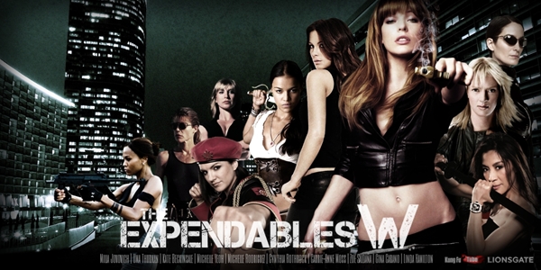 『女性版エクスペンダブルズ/The Expendables lady』管理人自作ポスター　7