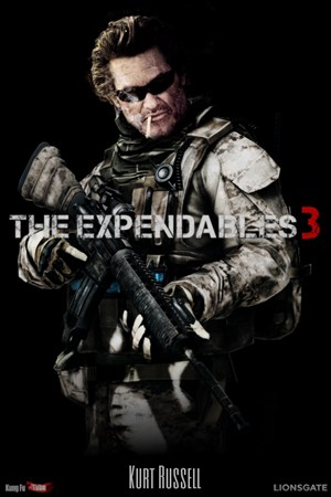 『エクスペンダブルズ3/The Expendables3』管理人自作画像　カート・ラッセル/Kurt_Russell