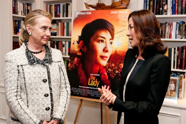 『ミシェル・ヨー『The Lady』米試写でクリントン米国務長官と面会』3