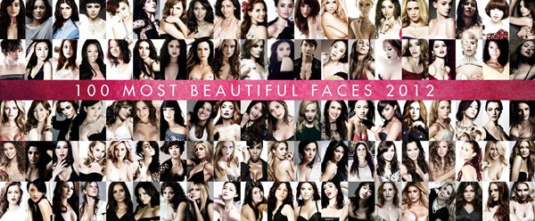 2012年最も美しい顔トップ100【TC Candler's List of the 100 Most Beautiful Faces 2012】